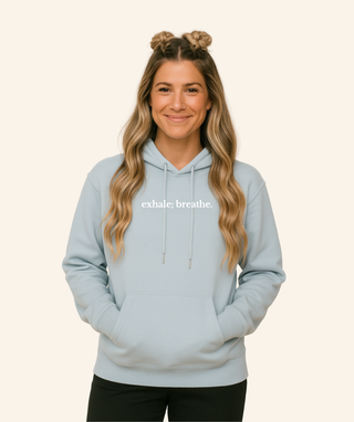 "Dear Person Behind Me" Lightweight Hoodie (100% Cotton) – White Print