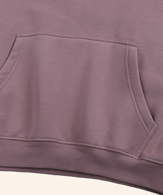 "Dear Person Behind Me" Oversized Fleece Hoodie – White Print