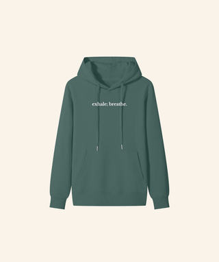 "Dear Person Behind Me" Lightweight Hoodie (100% Cotton) – White Print
