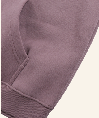 "Dear Person Behind Me" Oversized Fleece Hoodie – White Print