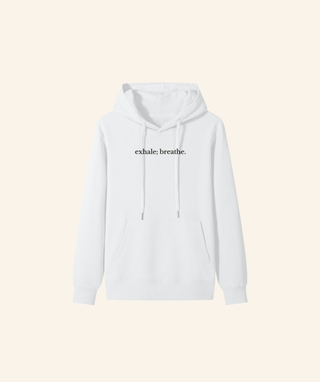 "Dear Person Behind Me" Lightweight Hoodie (100% Cotton) – Black Print