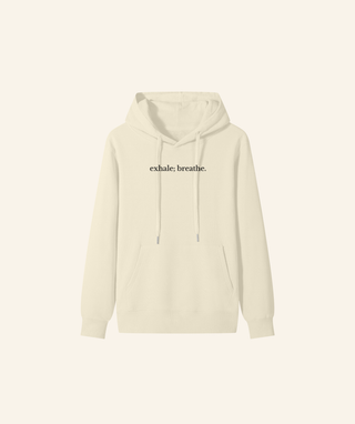 "Dear Person Behind Me" Lightweight Hoodie (100% Cotton) – Black Print
