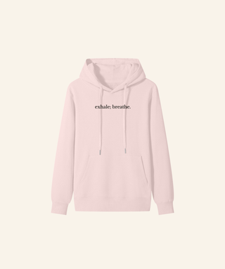 "Dear Person Behind Me" Lightweight Hoodie (100% Cotton) – Black Print