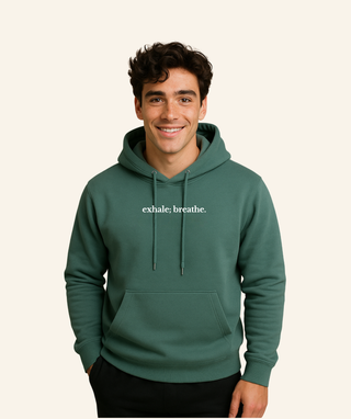 "Dear Person Behind Me" Lightweight Hoodie (100% Cotton) – White Print