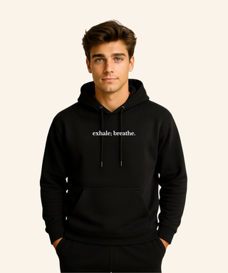 "Dear Person Behind Me" Lightweight Hoodie (100% Cotton) – White Print