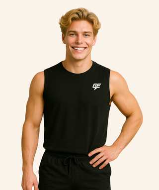 GE Tank Top (100% Cotton) – Black or Gray