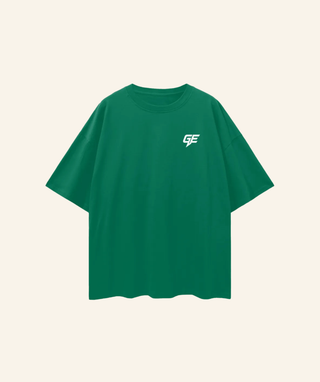 GE Oversized “GOATED” T-Shirt (100% Cotton) – White Print