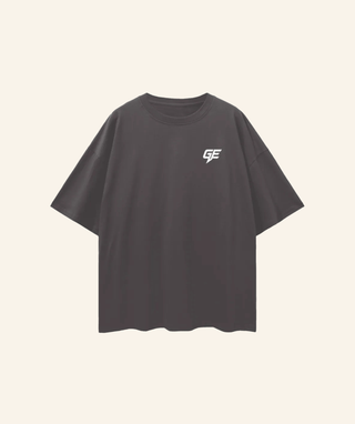 GE Oversized “GOATED” T-Shirt (100% Cotton) – White Print