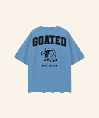GE Oversized “GOATED” T-Shirt (100% Cotton) – Black Print