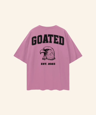 GE Oversized “GOATED” T-Shirt (100% Cotton) – Black Print