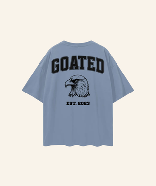 GE Oversized “GOATED” T-Shirt (100% Cotton) – Black Print