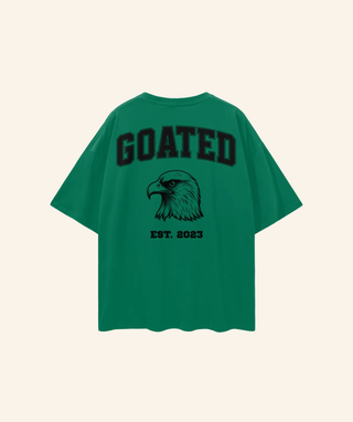 GE Oversized “GOATED” T-Shirt (100% Cotton) – Black Print