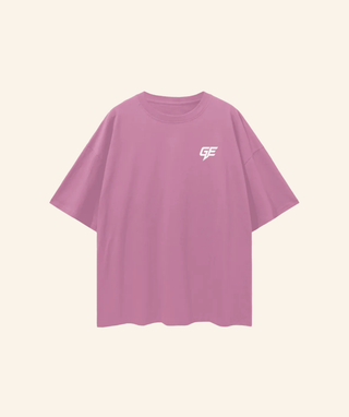 GE Oversized “GOATED” T-Shirt (100% Cotton) – White Print