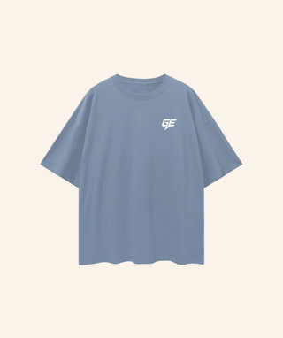 GE Oversized “GOATED” T-Shirt (100% Cotton) – White Print